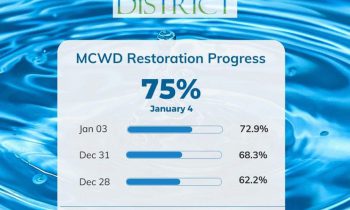 Water is back in more than 100 barangays within MCWD service area